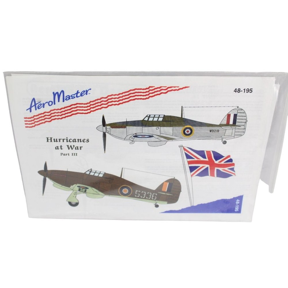 Aero Master Hurricanes at War Part III 48-195 Plane Decals 88654